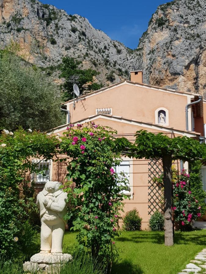 Bed and Breakfast Bastide des Oliviers Moustiers-Sainte-Marie Exterior foto