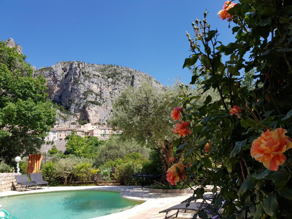 Bed and Breakfast Bastide des Oliviers Moustiers-Sainte-Marie Exterior foto