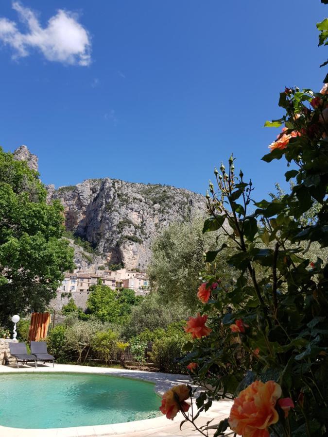 Bed and Breakfast Bastide des Oliviers Moustiers-Sainte-Marie Exterior foto